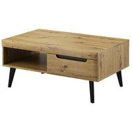 Konferenční stolek Nordi - dub artisan / černá