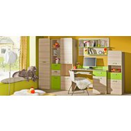 Studentský pokoj Lorento 6 - zelená limetka/jasan coimbra