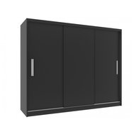 Šatní skříň Simply 233 cm - černá
