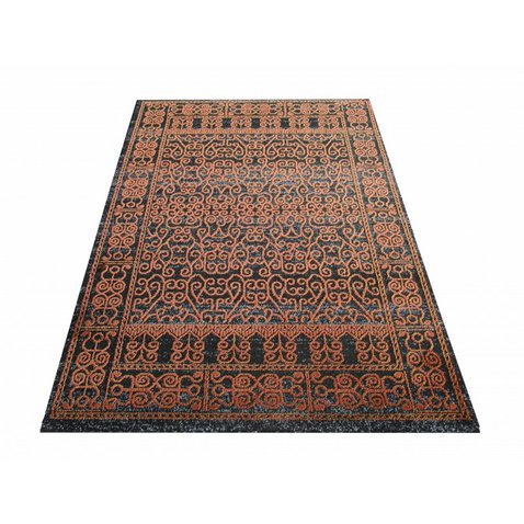 VÝPRODEJ - Moderní kusový koberec Ambasador 1 - 160 x 220 cm - pomerančová 01