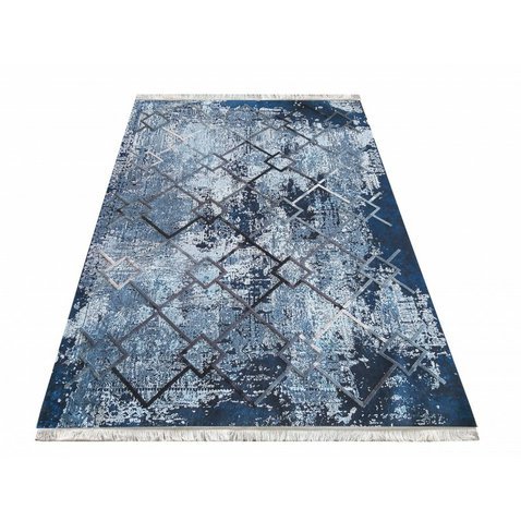 Moderní kusový koberec Hypnotic 01 modrá - 80 x 150 cm - 01