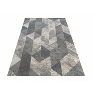 Moderní vzorovaný koberec Vista 01 - šedá - 160 x 220 cm