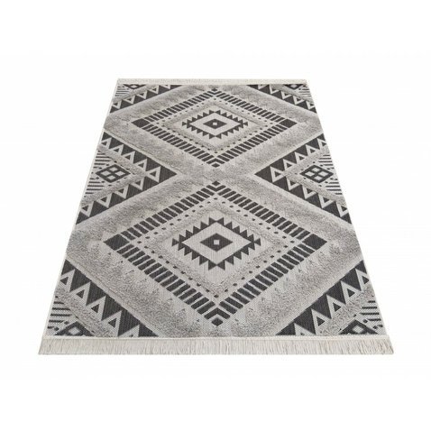 Vnitřní / venkovní koberec Deli 01 - šedá - 160 x 230 cm - 01