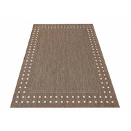 Oboustranný venkovní koberec Zara 11 hnědá - 80 x 150 cm