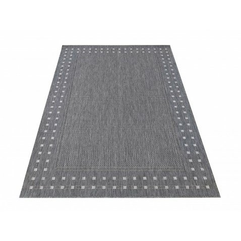Šedý kusový koberec Zara 11 - 120 x 170 cm - 01
