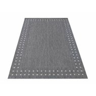 Šedý kusový koberec Zara 11 - 120 x 170 cm