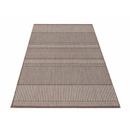 Stylový vnitřní / venkovní koberec Zara 12 hnědá - 200 x 290 cm
