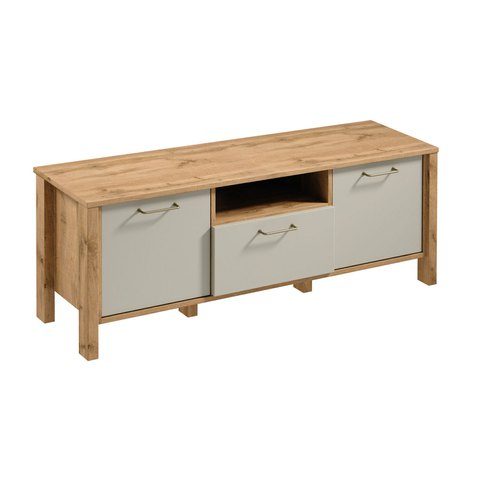 TV stůl Indigo - dub wotan / béžová 01