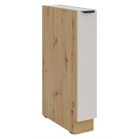 Úzká výsuvná skříňka Solea 15 D CARGO BB - kašmír/dub artisan 01