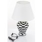 Stolní keramická lampa 159069 - černobílá 03