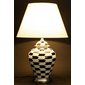 Stolní keramická lampa 159069 - černobílá 04