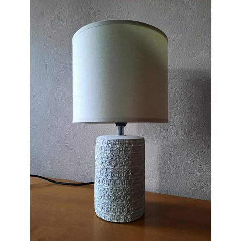 Stolní lampa s keramickou základnou Melor 01