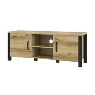 Televizní stolek Olin - přírodní dub / černá