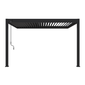 Bioklimatická pergola Intro plus 4 x 3 m - do stěny - 06