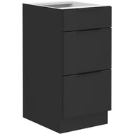 Spodní šuplíková skříňka CARGO Siena - černý mat