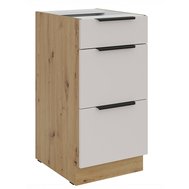 Spodní šuplíková skříňka Solea 40 D 3S BB - kašmír/dub artisan 01
