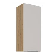 Vysoká horní jednodvéřová skříňka Solea 40 G-90 1F - kašmír/dub artisan 01