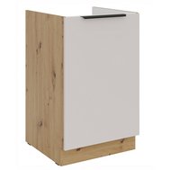Spodní dřezová skříňka Solea 50 ZL 1F BB - kašmír/dub artisan 01