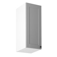 Horní kuchyňská skříňka Linea G30/L - bílá / šedá - levé provedení
