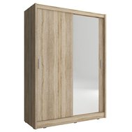 VÝPRODEJ - Šatní skříň s jedním zrcadlem Maja - 130 cm
