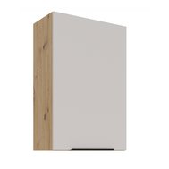 Vysoká horní široká skříňka Solea 60 G-90 1F - kašmír/dub artisan 01
