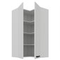 Vysoká rohová skříňka Luna GN-108 2F