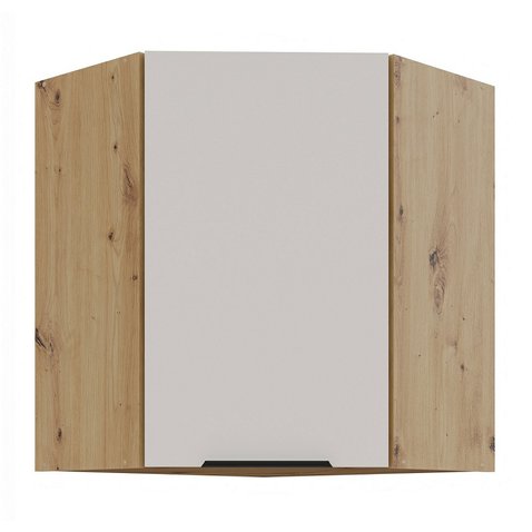 Horní rohová skříňka Solea 60x60 GN-72 1F - kašmír/dub artisan 01