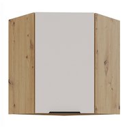 Horní rohová skříňka Solea 60x60 GN-72 1F - kašmír/dub artisan 01