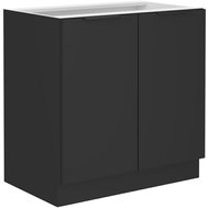 Dvoudvéřová spodní skříňka Siena - černý mat