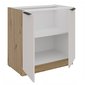 Dvoudvéřová spodní skříňka Solea 80 D 2F BB - kašmír / dub artisan 02