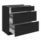 Spodní skříňka se šuplíky Siena - černý mat - 02