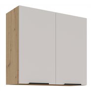 Horní dvoudvéřová skříňka Solea 80 G-72 2F - kašmír/dub artisan 01