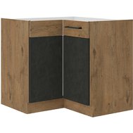 Spodní rohová kuchyňská skříňka Vigo - dub lancelot / matera