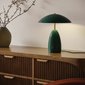 Poppy – dekorativní LED stolní lampa, střední velikost, pine green