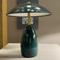 Poppy – přenosná stolní LED lampa do interiéru i exteriéru, borovicově zelená