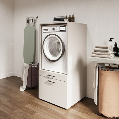 Praktická skříňka na pračku Aza – dekor kašmír 01