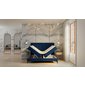 Prostorná manželská postel Adert - 200 x 200 cm - 02