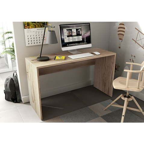 Psací stůl Agapi dub grand – lamino, minimalistický, bez šuplíků 01