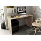 Šuplíkový kontejner Agapi – černý mat, 2 zásuvky, minimalistický design 04