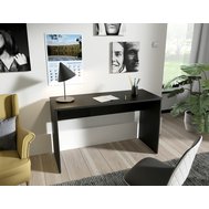Psací stůl Agapi černý mat – lamino, minimalistický, bez šuplíků 01