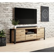 TV stolek Aktiv 180 cm - dub taurus / černá