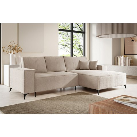Rohová sedací souprava Aragon - tkanina Aragon 03 béžová - 01