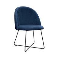 Stylová jídelní židle Ariana Cross 4 - tmavě modrá námořnická
