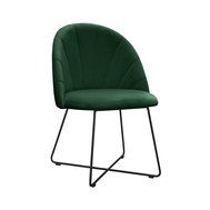 Tmavě lahvově zelená jídelní židle Ariana Cross 5