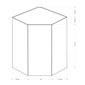 Rohová kuchyňská skříňka Aspen G60N-P - bílá / bílý lesk - pravé provedení 02