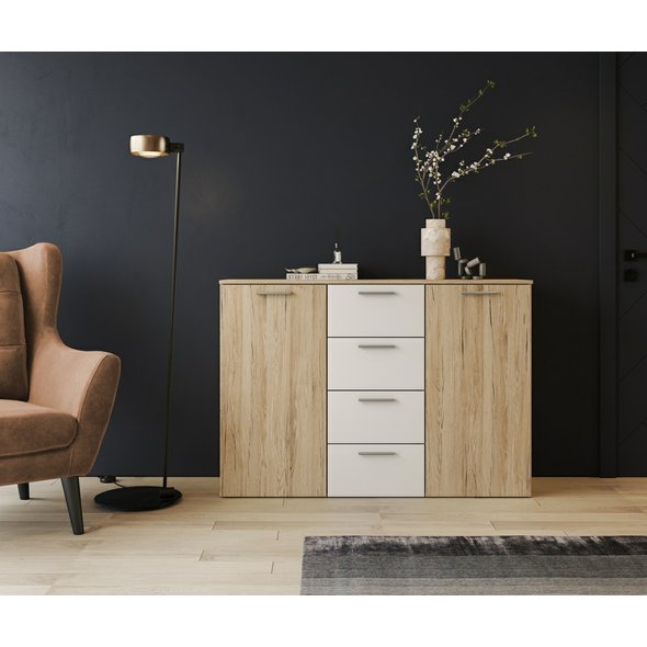 Designová komoda Beta – čisté linie a praktický úložný prostor