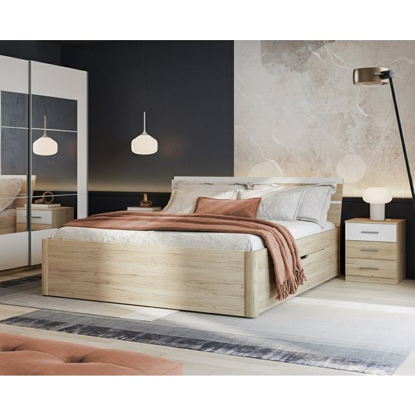 Dvoulůžková postel BETA 180 × 200 cm