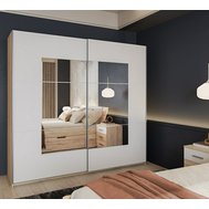 BETA – šatní skříň s posuvnými dveřmi 221 cm