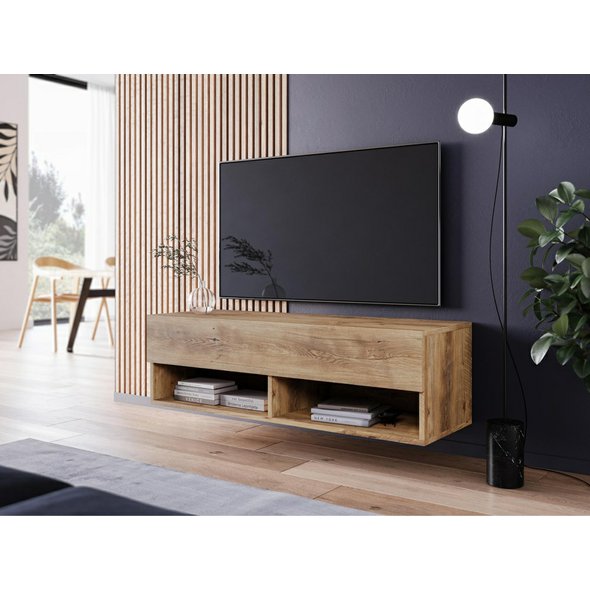 Lowboard A100 TV stolek 100 cm, kaštan