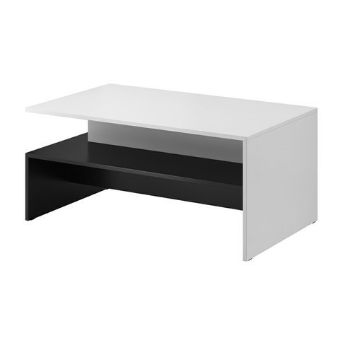 Konferenční stolek Baros - bílá / černá 01